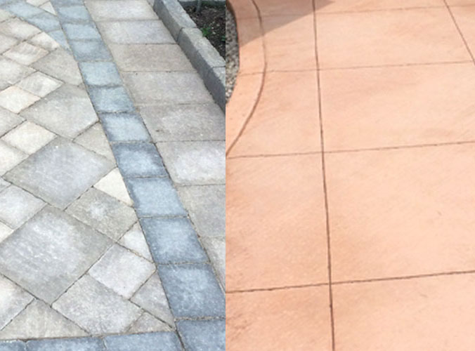 Interlocking vs Concrete Which is Better? Markstone Landscaping