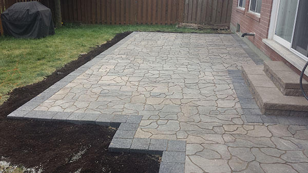 Cost Of Interlocking Driveway Patios Walkways Mississauga Brampton Burlington Ontario - How Much Does A Natural Stone Patio Cost