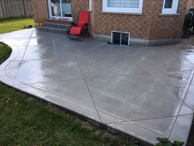 Concrete Backyard Patio Mississauga
