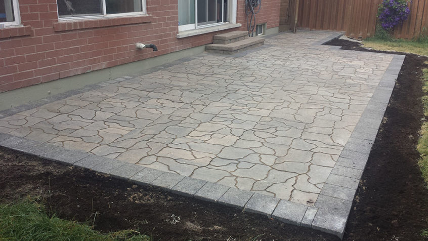 Choosing The Right Design For Interlock Patios Markstone Landscaping - How Much Does It Cost To Install Interlocking Brick Patio