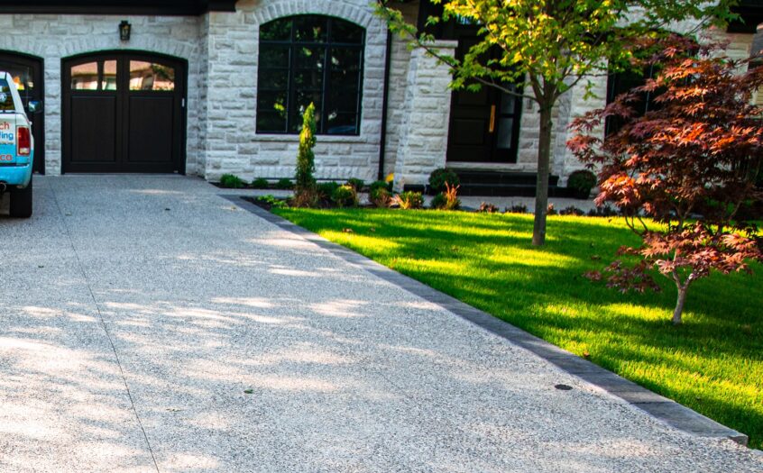 Concrete Driveway, Interlock Driveways Markstone Landscaping