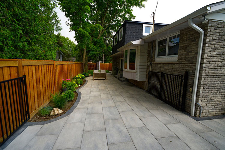 Combine Interlock or Concrete with Green Elements 2