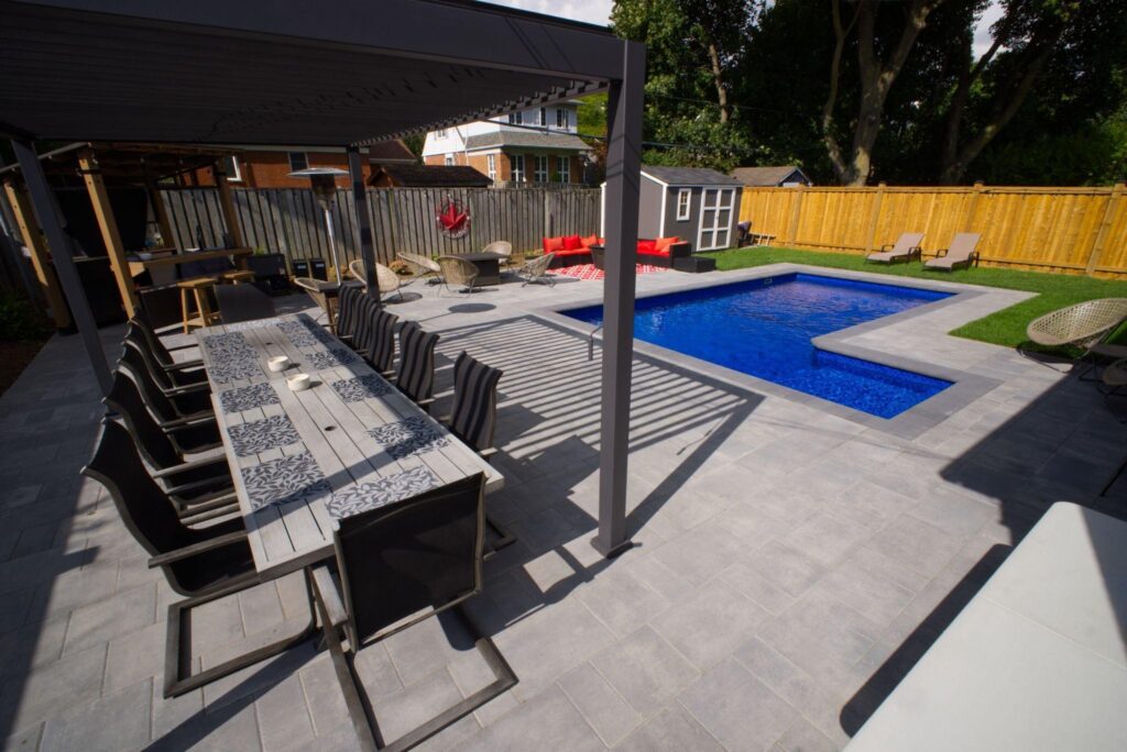 Functional Backyard Transformation with Premium Interlock